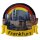 Frankfurt Magnet Polyresin Deutschland Flagge Kühlschrankmagnet