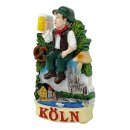 Polyresin Magnet Köln Mann Tracht