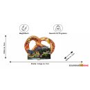 Souvenir Kühlschrankmagnet – Brezel mit Altstadt Motiv - Salzburg