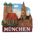Kühlschrankmagnet München Frauenkirche Rathaus...
