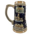 Reliefkrug Deutschland 350ml 15cm Hoch Germany Nürnberg bemalt
