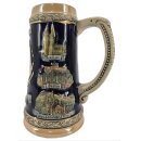 Reliefkrug Deutschland 350ml 15cm Hoch Germany Nürnberg bemalt
