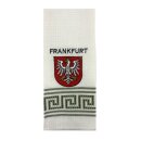 Geschirrtuch Tuch Handtuch ca. 60 x 40cm Deutschland Frankfurt Stadtwappen Grün