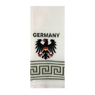 Geschirrtuch Tuch Handtuch ca. 60 x 40cm Deutschland Germany Bundesadler Grün
