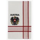 Geschirrtuch Tuch Handtuch ca. 65 x 40cm Austria Österreichisches Bundeswappen Rot