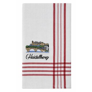 Handtuch Heidelberg ROT