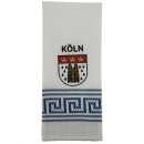 Geschirrtuch Tuch Handtuch ca. 60 x 40cm Deutschland Köln Stadtwappen Kölner Dom Blau