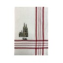 Geschirrtuch Tuch Handtuch ca. 65 x 40cm Deutschland Köln Kölner Dom Rot