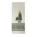 Geschirrtuch Tuch Handtuch ca. 60 x 40cm Deutschland Köln Kölner Dom Grün