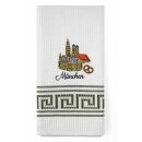 Geschirrtuch Tuch Handtuch ca. 60 x 40cm München Neues Rathaus Frauenkirche Grün