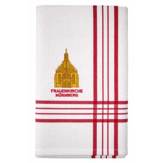 Handtuch FRAUENKIRCHE NÜRNBERG ROT