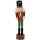 Premium Nussknacker Nutcracker Einzeln Verpackt in Box Sichtfenster Rot 18cm