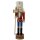 Premium Nussknacker Nutcracker Einzeln Verpackt in Box Sichtfenster Rot18cm