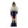 Premium Nussknacker Nutcracker Einzeln Verpackt in Box Sichtfenster Blau 18cm