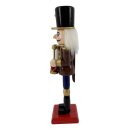 Premium Nussknacker Nutcracker Einzeln Verpackt in Box Sichtfenster Rot Bunt 18cm
