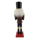 Premium Nussknacker Nutcracker Einzeln Verpackt in Box Sichtfenster Rot Bunt 18cm