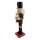 Premium Nussknacker Nutcracker Einzeln Verpackt in Box Sichtfenster Rot Bunt 18cm