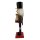 Premium Nussknacker Nutcracker Einzeln Verpackt in Box Sichtfenster Rot Bunt 18cm