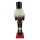 Premium Nussknacker Nutcracker Einzeln Verpackt in Box Sichtfenster Rot Bunt 18cm