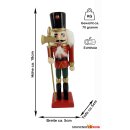 Premium Nussknacker Nutcracker Einzeln Verpackt in Box...