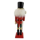 Premium Nussknacker Nutcracker Einzeln Verpackt in Box Sichtfenster Rot 18cm