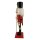 Premium Nussknacker Nutcracker Einzeln Verpackt in Box Sichtfenster Rot 18cm