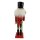 Premium Nussknacker Nutcracker Einzeln Verpackt in Box Sichtfenster Rot 18cm