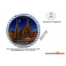 Magnet Polyresin Kühlschrankmagnet Souvenir Mitbringsel Nacht - Nürnberg