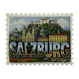 Magnet Polyresin Kühlschrankmagnet Souvenir Mitbringsel Festung - Salzburg