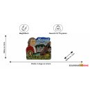 Magnet Polyresin Kühlschrankmagnet Souvenir Mitbringsel - Mozart Groß
