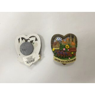 Magnet Polyresin Kühlschrankmagnet Souvenir Mitbringsel Her Nürnberg