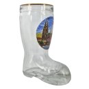 Köln Schnaps Glas Stiefel Likörstiefel Goldrand