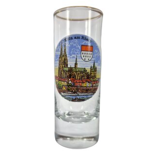 Köln Schnaps Glas Lang Zylinder Wodka Stange