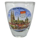 Köln Schnaps Glas ohne Goldrand