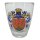 Schnaps Glas Dinkelsbühl Wappen kein Goldrand
