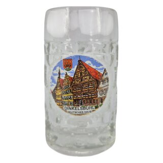 Schnaps Glas Bierkrug Miniatur Dinkelsbühl Maßkrug Mini