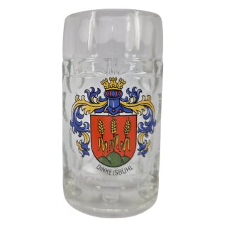 Schnaps Glas Bierkrug Miniatur Dinkelsbühl Maßkrug Mini Wappen