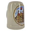 Keramikseidl 1/4 l Glas Dinkelsbühl Krug Deutsches Haus