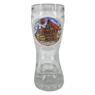 Schnaps Glas Dinkelsbühl Likörstiefel Stiefel D3
