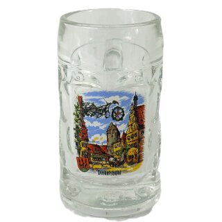 Schnaps Glas Bierkrug Miniatur Dinkelsbühl Maßkrug Mini