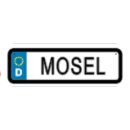 Blechschild Metall Klein - Mosel KFZ 26 x 7 cm