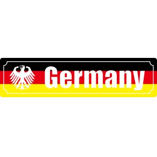 Blechschild Metall Klein - Germany