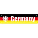 Blechschild Metall Klein - Germany 26 x 6,5 cm