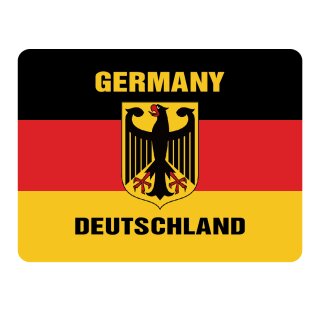 Blech Magnet Metallmagnet - Deutschland-Germany