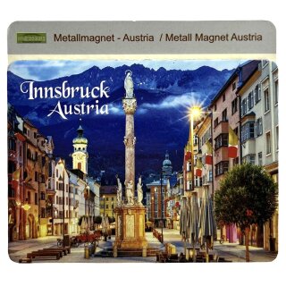 Blech Magnet Metallmagnet - Innsbruck Austria