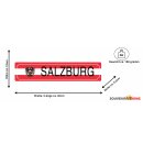 Blechschild Metall - Salzburg Austria 46 x 10 cm