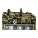 Metallmagnet München Gold