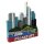 Kühlschrankmagnet – Skyline & Eiserner Steg Motiv – Frankfurt