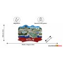 Kühlschrankmagnet –  Köln Skyline & Hohenzollernbrücke Motiv – Köln