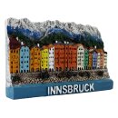 Kühlschrankmagnet – Bunte Häuser am Inn...